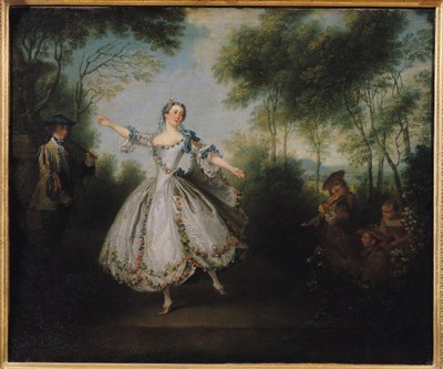 Marie-Anne Cuppi (1710-70) known as La Camargo, dancing by Nicolas Lancret